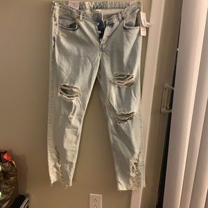 H&M boyfriend ripped jeans (denim)